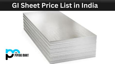 gi sheet cost per kg